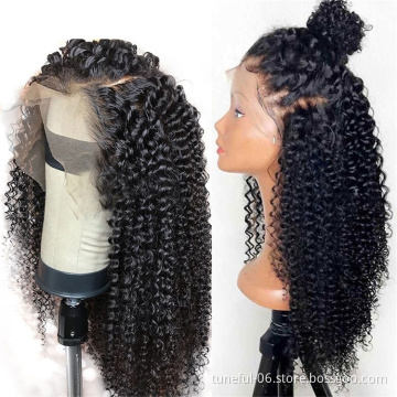 cheap human hair lace wig vendor raw unprocessed cuticle aligned human hair hd lace frontal human hair wigs for black women